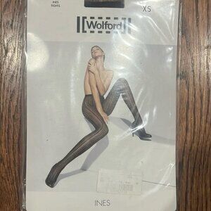 Wolford Ines Tights XS Black Previously owned